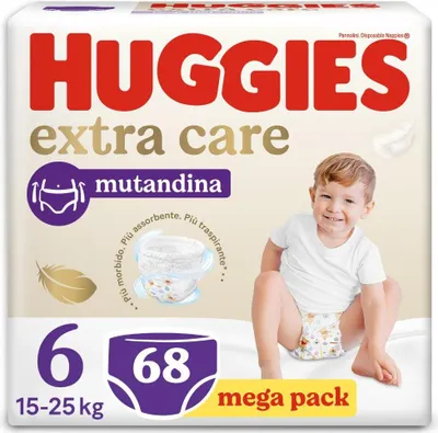 Zdjęcie produktu dla HUGGIES pants Extra Care BOX 6 60 ks