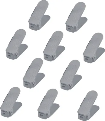 Organizzatore Scarpe 10 Pezzi - Portascarpe Impilabile Regolabile, Salva-spazio Per Armadio O Ingresso