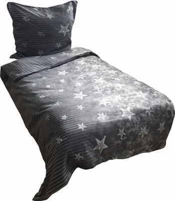 Produktbild von 4 tlg Winter Thermo Fleece Bettwäsche 135x200 kuschelig warm GALAXY