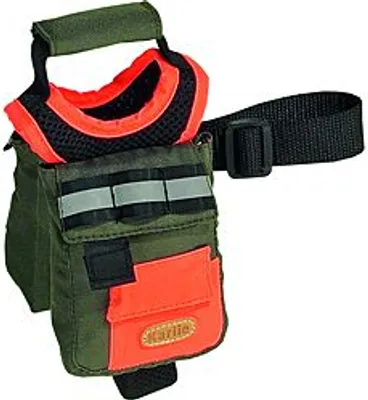 Image de Sac à dos pour chiens M vert/orange réfléchissant KAR
