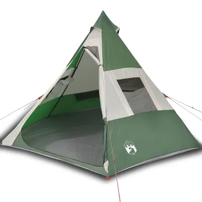 Productafbeelding van vidaXL Tipitent, campingtent voor 7 personen, groen, waterdicht