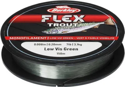 Image de Berkley Flex Trout 150m 0,16mm 2,10kg low vis green