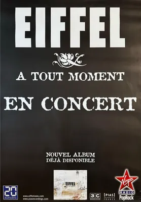 Productafbeelding van EIFFEL - En Concert 2009 - A Tout Moment - POSTER - 70x100 cm