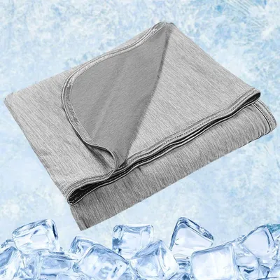 Produktbild von Kühldecke 150 x 200 cm, 2-in-1, Arc-Chill Q-Max>0.4, grau, für Reisen