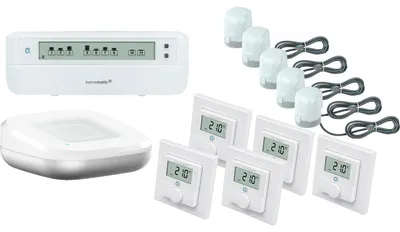 Produktbild von Homematic IP Set Fußbodenheizung für 5 Räume