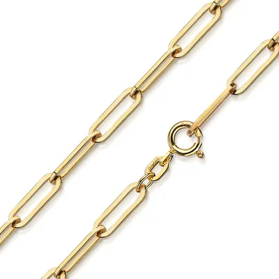 Produktbild von MATERIA by Matthias Wagner Goldene Ankerkette weit 925 Sterling Silber vergoldet Damen 3mm K21