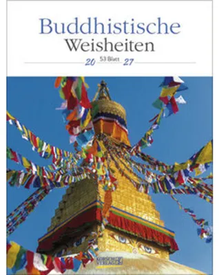 Productafbeelding van Boeddhistische wijsheid 2027: Literair weekagenda * 1 week per pagina * literaire citaten en afbeeldingen * Klimaatneutrale productie * 24 x 32 cm