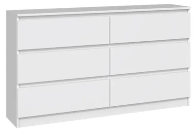 Produktbild von Selsey Malwa - Kommode mit sechs Schubladen, weiß, 138 cm