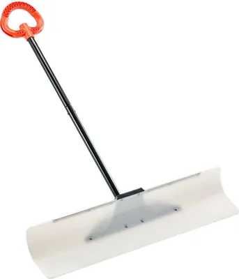 Zdjęcie produktu dla Łopata do śniegu SucceBuy z ergonomicznym uchwytem, odśnieżarka 915x1250 mm, łopata HDPE, przenośne narzędzie do odśnieżania podjazdów, schodów i chodników
