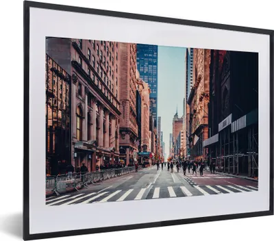 Produktbild von MuchoWow® MuchoWow® Gerahmtes Poster Veteranenparade in New York 40x30 cm - Poster mit zchwarzem Bilderrahmen - Bilderrahmen - Poster im Rahmen