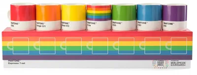 Produktbild von PANTONE Porzellan Espressotasse, 120 ml, 7er-Set, PRIDE