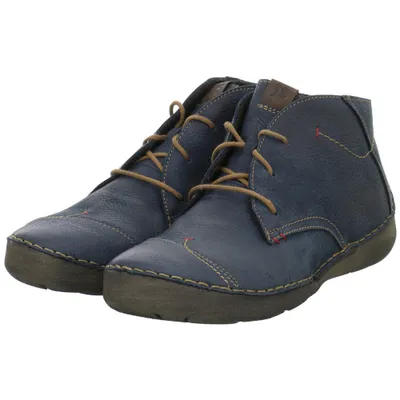 Produktbild von Josef Seibel Fergey 18 Frauen Schnürung Leder Chukka Stiefelette Blau – 4 Großbritannien - 37 EU - 6 US / Blau