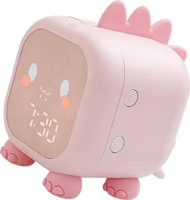 Obrázok produktu pre Detský digitálny budík Nočné svetlá Sleep Trainier 2 alarmy 6 zvonení Čas Teplota Displej Zvuková kontrola Funkcia Snoozing s 1500mAh dobíjacou batériou Wake Up Light Clock for Bedside Boys Girls