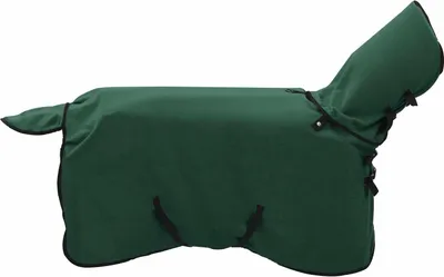 Produktbild von vidaXL Pferdedecke Dunkelgrün 105 cm Polyester