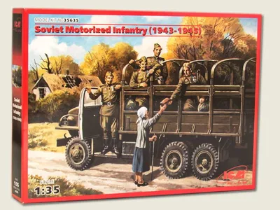 Produktbild von ICM 35635 soviet Motorisierte Infanterie 1/35 WW2