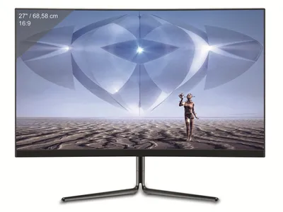 Obrázok produktu pre LC-Power LC-M27-FHD-165-C, 68,6 cm (27"), 1920 x 1080 px, Full HD, 4 ms, Čierna