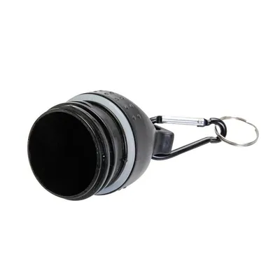 Produktbild von Trinkflasche, Edelst. schwarz, ca.600 ml