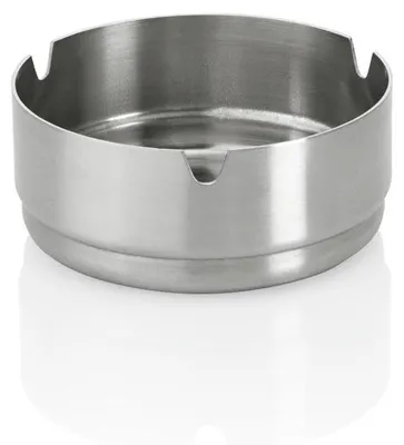 Produktbild von 20x Aschenbecher 12 cm Chromnickelstahl silber