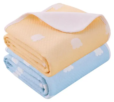 Obrázek produktu pro Přebalovací podložka - Voděodolná - Přebalovací polštář - 2 kusy - 70 x 90 cm - Bavlna/EVA - Prodyšná a pohodlná - Přebalovací podložka