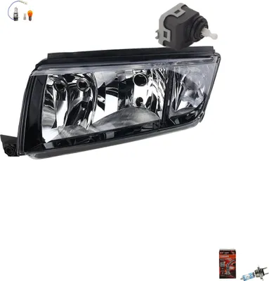 Produktbild von Scheinwerfer + Osram Night Breaker Laser kompatibel zu Skoda Fabia 6Y Links 6Y0941295 6Y1941015P 6Y1941015F Johns