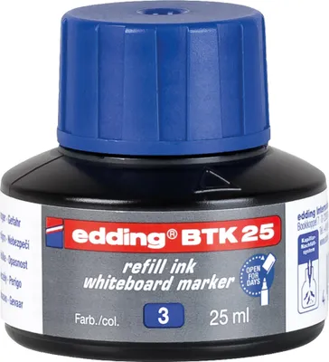 Produktbild von edding Nachfülltinte BTK 25 blau