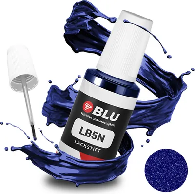 Produktbild von BLU Auto Lackstift Blau kompatibel für Volkswagen LB5N Indigoblau | Auto Lack Reparatur Ausbesserungslack