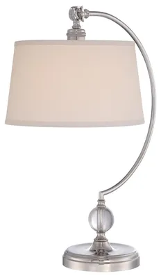 Obrázok produktu pre Stolová lampa, sklo, kov, V 62,2 cm