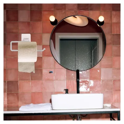 Produktbild von Wandmontierter Toilettenpapierhalter mit Ablage und Platzsparendem Design für Bad und Küche
