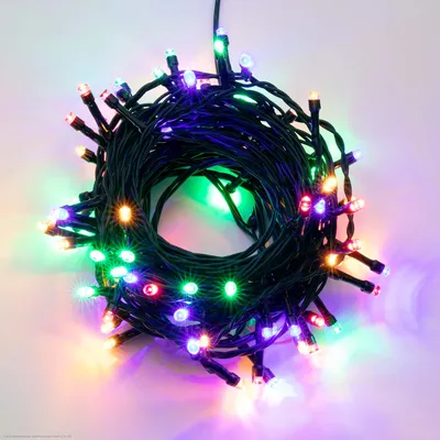 Produktbild von Lichterkette 200 LED, 19,9 m Lichterkette außen, Lichterkette outdoor strom bunt