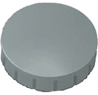 Obrázek produktu pro MAUL Magnet kulatý 10 kusů 0,6 kg plast ferit nerozbitný erodovaný lakovaný Ø 2,4 x 0,8 cm šedý