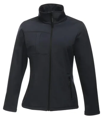 Image de Regatta - Veste softshell « Octagon II » pour femmes FK2765 (42 DE) (bleu marine/gris moyen)