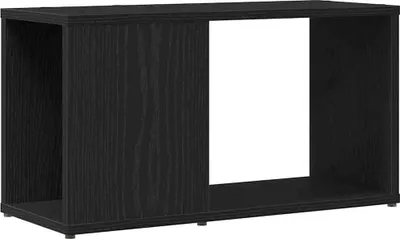 Image de Meuble TV chêne noir 60x24x32 cm bois d'ingénierie
