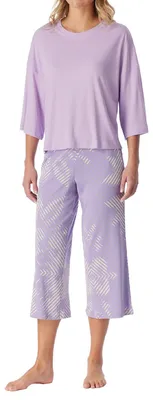 Produktbild von Schiesser Modern Nightwear Schlafanzug Lockerer Schnitt für hohen Schlafkomfort, Weiche Interlock-Qualität für besten Tragekomfort, Atmungsaktives Material für optimale Körperklima