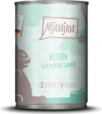 Immagine prodotto di MjAMjAM 400gx6 Kitten Pute & Lachsöl