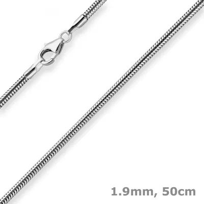 1-9mm-Schlangenkette-aus-925-Silber-rhodiniert-50cm