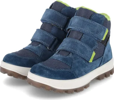 Zdjęcie produktu dla Superfit dziecięce sznurowane buty za kostkę buty zimowe TEDD niebieskie wodoodporne rozmiar: 35