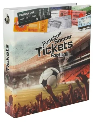 Produktbild von Sammlungsmappe für Fußballtickets mit 20 Schutzhüllen