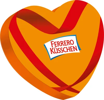 Produktbild von Ferrero Küsschen Herz Geschenkpackung in Herzform 14 Pralinen 124g