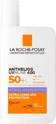 Immagine prodotto di Fluido protettivo contro le macchie pigmentarie SPF 50+ Anthelios UVMune 400 (Fluido anti-macchie) 50 ml