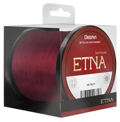 Image de DELPHIN ETNA, 600m, 0,37mm, 10kg / 22,05lbs, rouge, ligne monofilament carpe, 101000808