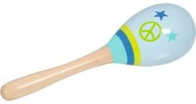 Produktbild von Goki 61843, Musikspielzeug, Maracas, 3 Jahr(e), Mehrfarbig