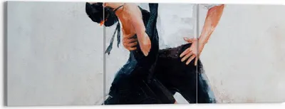 Produktbild von Bild auf Leinwand - Leinwandbild - tanzen sie - 150x50cm - Wand Bild - Wanddeko - Wandbilder - Leinwanddruck - Bilder - Kunstdruck - Wanddekoration - Leinwand bilder - Wandkunst - CA150x50-3771