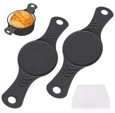 Silikon-Brotlifter 3er-Set, wiederverwendbar, antihaftbeschichtet, 57x21 cm