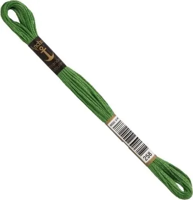 Obrázok produktu pre Kotva Sticktwist 8 m, brezovo zelená, bavlna, farba 258, 6 nití
