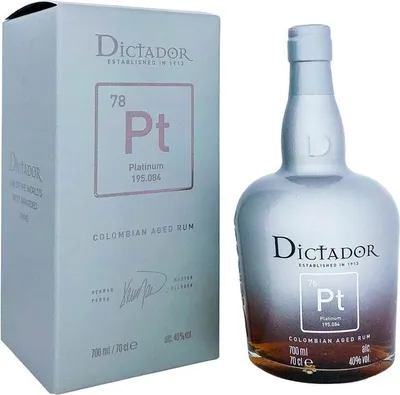 Produktbild von Dictador XO Platinum 78 + Box 700ml 40% Vol.