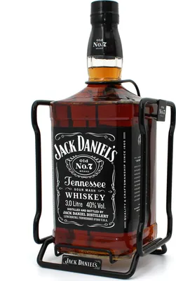 Produktbild von 3 Liter - Jack Daniels mit Metallschaukel - Cradle - Hausbar Whisky Highlight