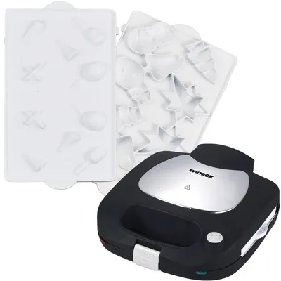 Immagine prodotto di Cupcake maker natalizio in Vetroceramica con piastre intercambiabili per SM-1500W Perom