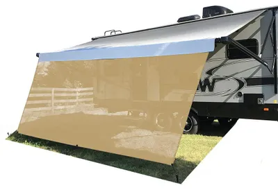 Image de Auvent de camping, protection UV, 8' x 13'3", idéal pour les campings et les caravanes