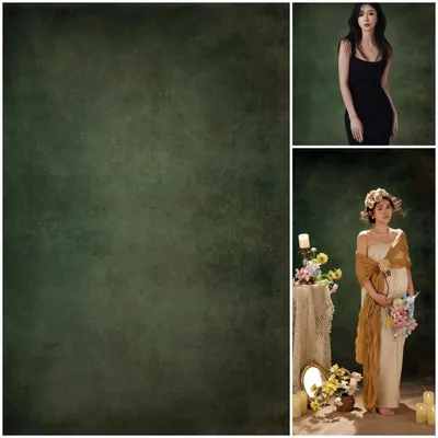 Image de Toile de fond photo fond photographie - 2 x 3 m - Vert - Pour studio photo et portrait