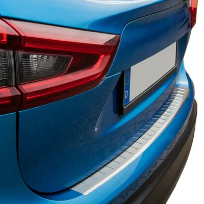 Für Nissan Qashqai II Facelift ab 2017- Ladekantenschutz MATT MIT ABKANTUNG in der Farbe von Recambo e.K.